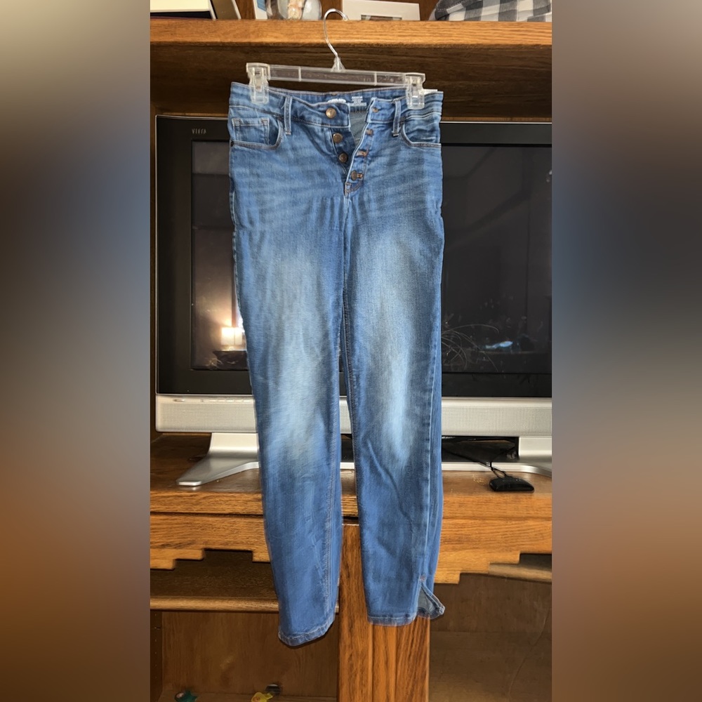 Old navy jeans super skinny high rise size 4